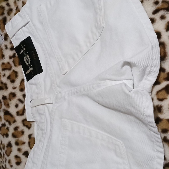 NWOT l.e.i. Low Rise White Denim Shorts Sz 5 juniors - Picture 9 of 14